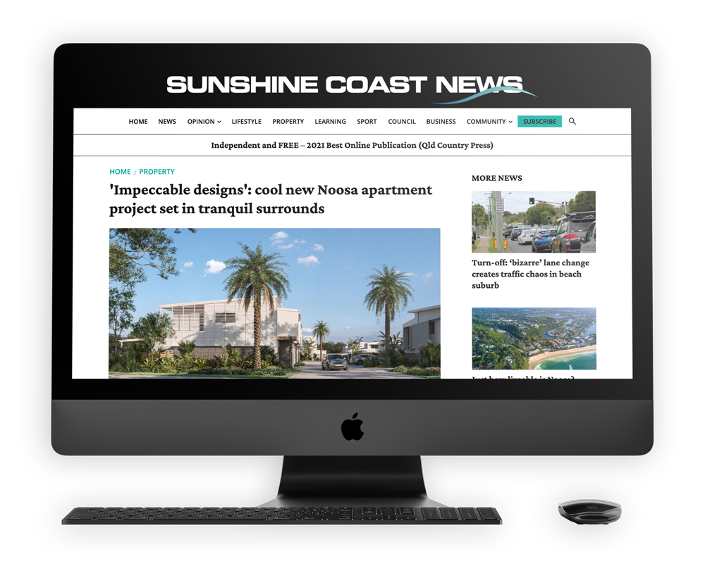The Whitely Featured on Sunshine Coast News